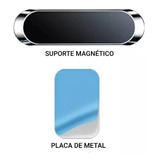 Suporte Magnético Metal Imã Para Celular + Placa De Metal