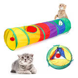 Túnel Arcoíris Plegable Para Perros Y Gatos Toys A