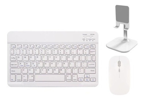 Kits De Teclado Bluetooth Mouse Y Soporte Para Teléfono Celu
