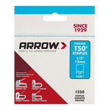 Arrow Grapas Trabajo Pesado 1/2 12mm T50 1250 Piezas 508