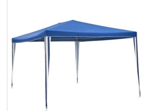 Parasol  Toldo Poliester 3x3 Negocio Tienda,asados Verde Azu