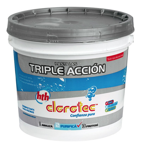 Pastillas De Cloro Triple Acción Clorotec 5 Kg.- Prestigio