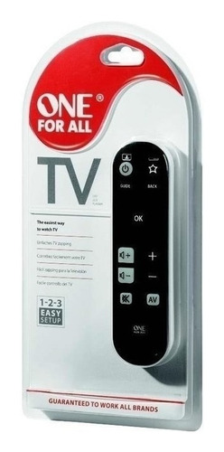 Control Remoto Universal Zapper Tv One For All Smart Urc6819