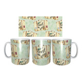 Taza Vintage Travel Viajes  11oz Para Café M8