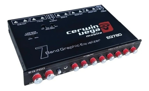 Ecualizador Cerwin Vega Eq780 Eq Parametrico 7 Bandas