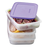 Tupperware Kit Freezer Line Empilháveis Potes P/ Congelador