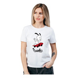 Polera Mujer Snoopy Skate Graffiti Algodon Organico Wiwi