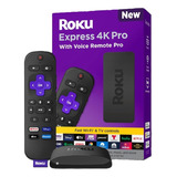 Roku Express 4k Hdr Con Control Remoto Por Voz Pro 