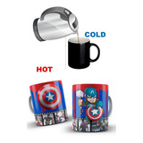 Mug Magico Vaso Capitan America Cambia De Color