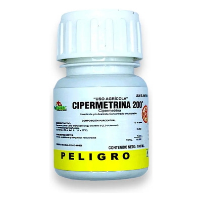Cipermetrina 200 Para Cucarachas E Insectos 100 Ml