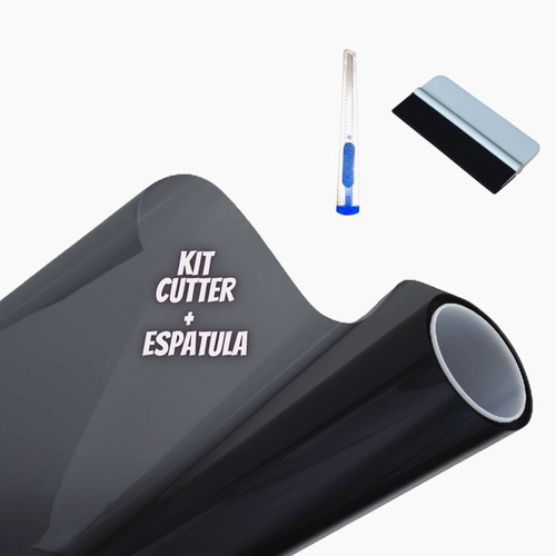 Papel Polarizados Autos X 5 Mts  Kit Cutter Y Espatula