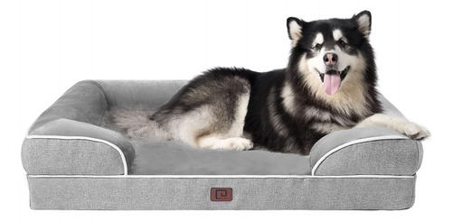 Cama P/ Perros Eheyciga, Ortopédica, Espuma, Talla Xxl, Gris