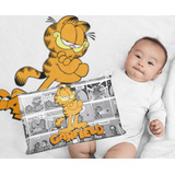 Mini Manta Microfibra + Fronha Garfield Criança Bebê