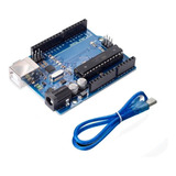 Placa Desarrollo Atmega 328p Cable Usb Compatible Arduino R3