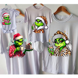 Camiseta Grinch Navidad Para Familia X4