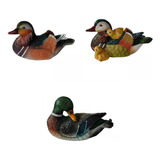 3 Pieces Resin Bait Hunting Mandarin Decoration