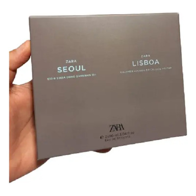 Set Eau de Toilette Zara Seoul y Lisboa Hombre 90ml Cítricos Spray | Envío gratis