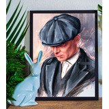 Cuadro Marco Negro Poster 33x48cm Peaky Blinders Shelby 02