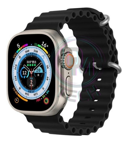 Pulseira Ultra Silicone Oceano Para Apple Watch 4244/45/49mm