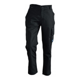 Pantalon Negro Canvas Alerce Cargo Segman