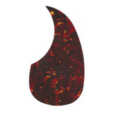 Pickguards Para Guitarra Acustica/clasica Nacarado Color Marron Nacarado Diseño Gota Nacarado