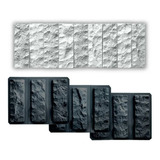 Forma Gesso 3d Rock Face Abs 2mm Kit C/ 9 Tam 29,5 X 9,5.