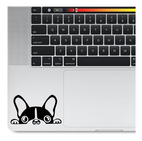 Sticker Decorativo Para Notebook Diseño Perro Bulldog 