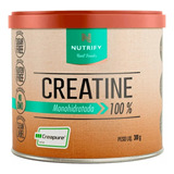 Creatina Nutrify 300g Creatine 100% Monohidratada Creapure