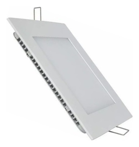 Plafón Panel Embutir Led 24w Cuadrado Luz Fría / Luz Cálida