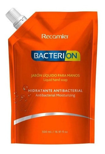Bacterion Jabón Hidratante Antibacterial 500ml Original