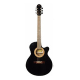 Guitarra Electroacústica Gracia 300 Abedul  Negra