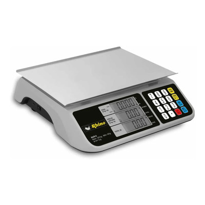 Báscula comercial digital Rhino BAR-6 20kg gris 29 cm x 28 cm | Meses sin interés