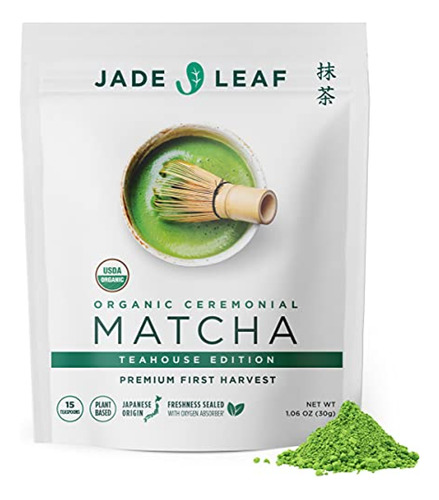 Té Verde Ceremonial Orgánico Matcha De Hoja De Jade En Polvo