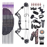 Conjunto De Arco Compuesto 30-60 Lb Para Pull Beginner Y Ado