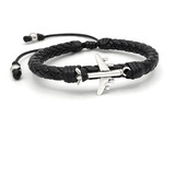 Pulsera Manilla Cuero Trenzado Avión Iconic Store