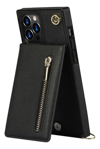 Funda De Cuero Para iPhone Con Correa De Hombro