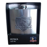 Petaca Metálica 500ml Colo Colo