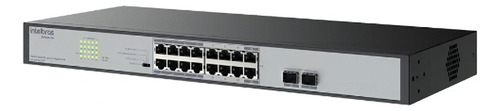 Switch Desktop 16 Portas Giga Poe 2 Sfp S1018g-pa Intelbras