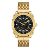 Reloj Bulova Para Mujer, Amarillo Dorado