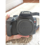 Canon Eos Rebel T6 + Lente 18-55 + Bateria + Cartão Memoria