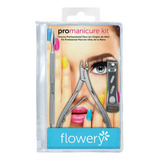 Flowery Pro Kit De Manicura Con Pinza Para Cutculas, Cortaas