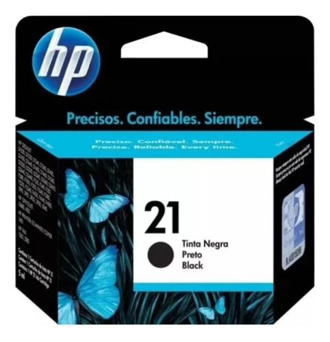 Cartucho De Tinta Hp 21 Preto (c9351ab)