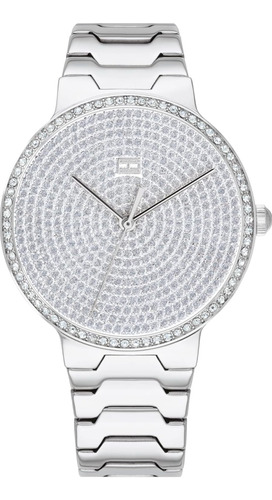 Reloj Tommy Hilfiger 1781998 Plateado Diamantes Para Mujer