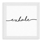 Cuadros Para Chicos 20x20 Chato Blanco Exhale