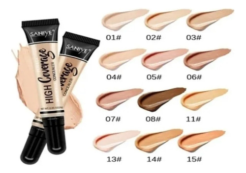 Corrector Liquido High Coverage Tipo Pro Saniye Original