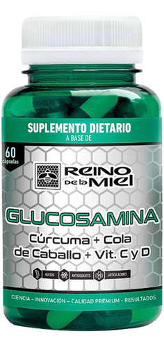 Glucosamina + Cúrcuma + Cola De Caballo Y Vitamina C Y D X60