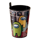 Vaso Con Popote Among Us Para Niños