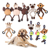 Honoson 9 Juguetes De Peluche Chirriantes Para Perros, Durad