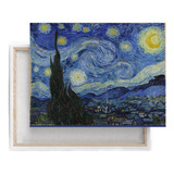La Noche Estrellada Van Gogh En Cuadro Lienzo Canvas