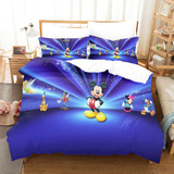 Juego De Ropa De Cama Infantil Mick's Cartoon